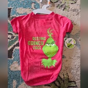 Grinch Red Dog T-Shirt